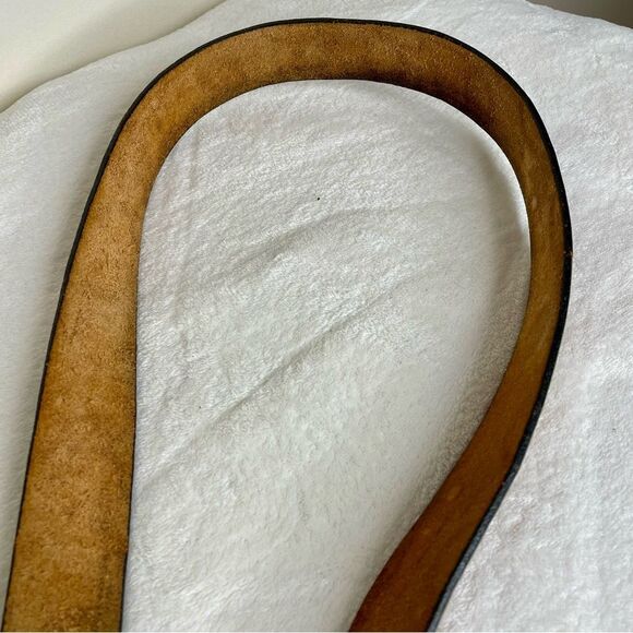 Hand Tooled Leather Belt Florida Gators Football Weathered Handcrafted Brown - Picture 11 of 16